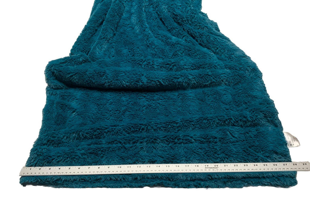 Everlasting Comfort 50”x65”Luxury Faux Fur Throw Blanket Soft Fluffy Doublesided