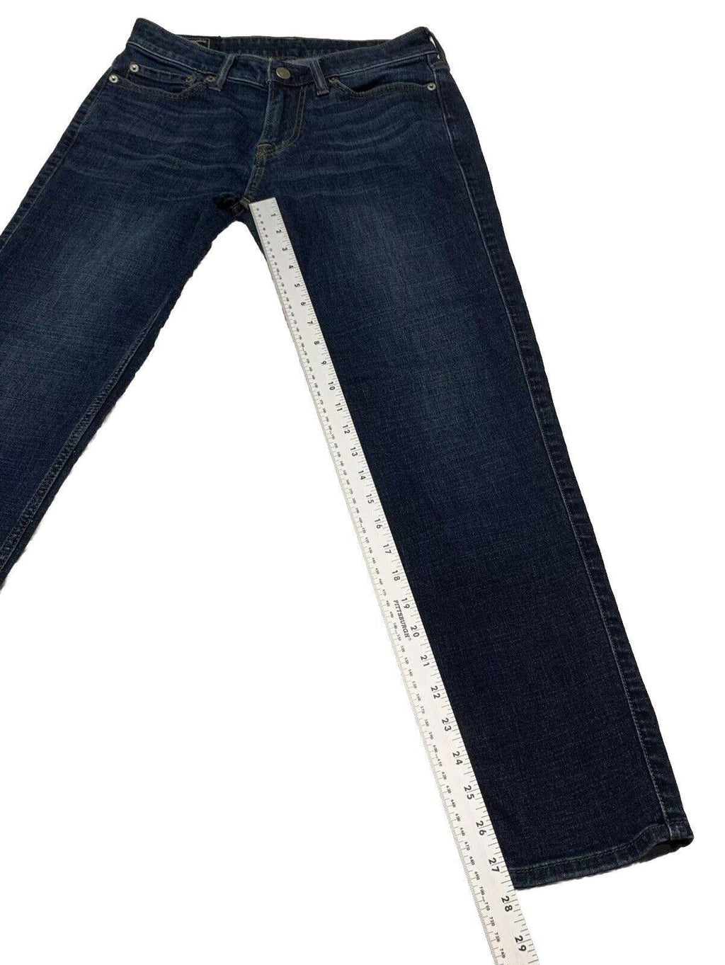 Abercrombie & Fitch Mens 26x30 Blue Jeans Rustin Athletic Slim Stretch