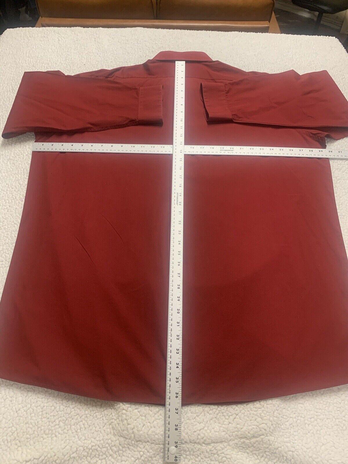 Alexander Julian Men's 3XLT Shirt Long Sleeve Red Wine