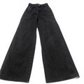 Zara Women's Size 0 Wide-Leg Black Jeans 23 x 32 Actual