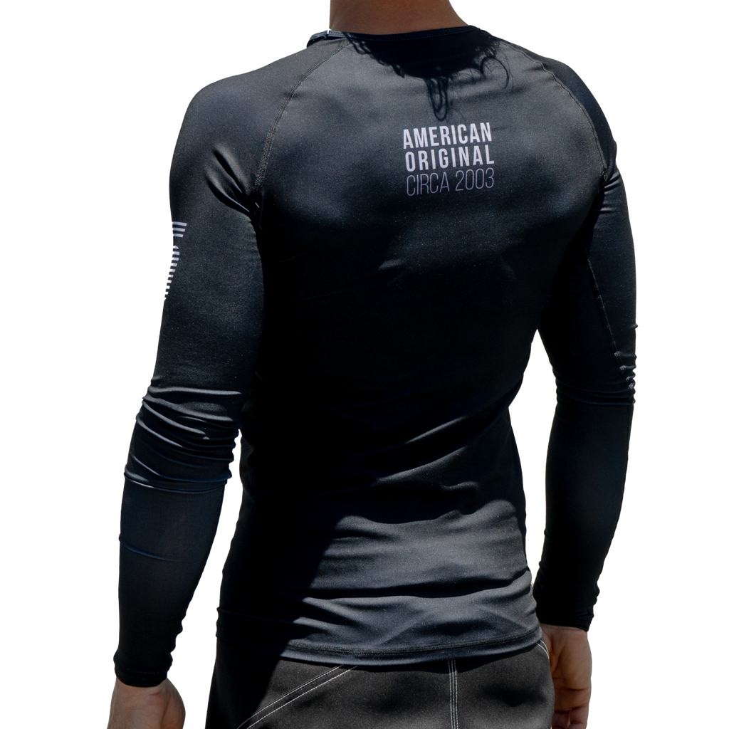Core Long Sleeve Rash Guard - BLACK
