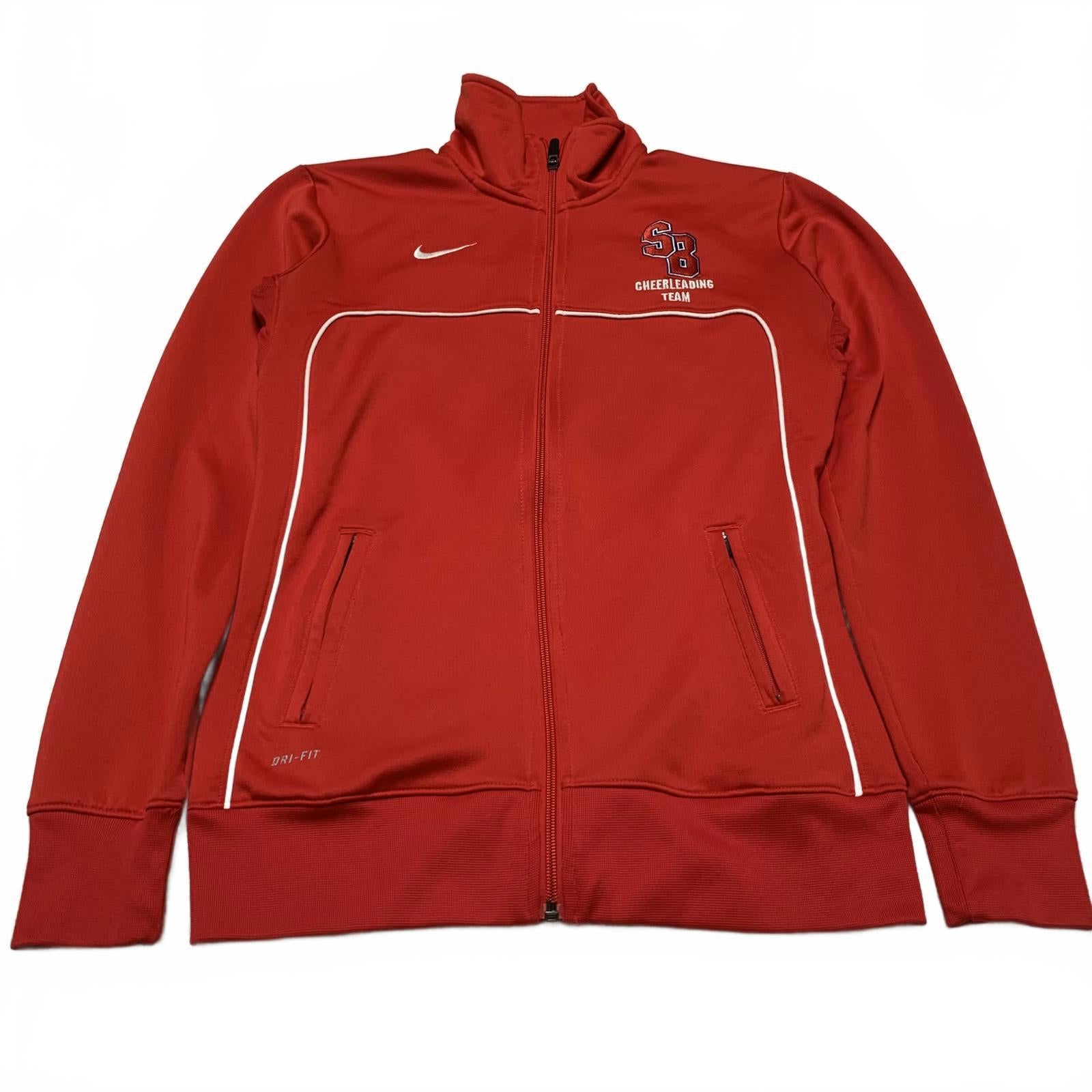 Nike Dri-Fit Men’s Size Medium Red Full-Zip Athletic Jacket