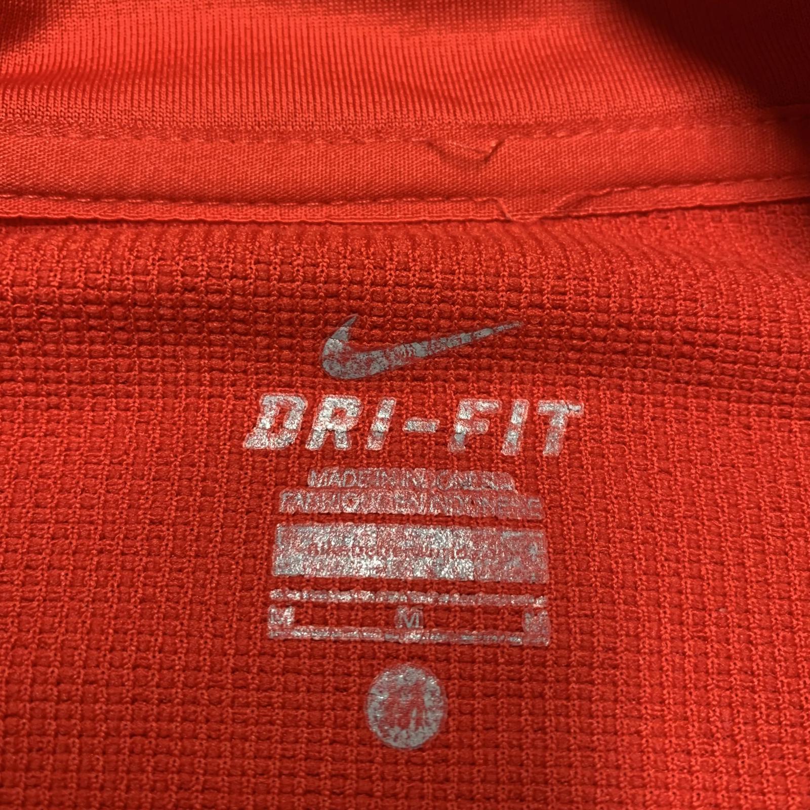 Nike Dri-Fit Men’s Size Medium Red Full-Zip Athletic Jacket