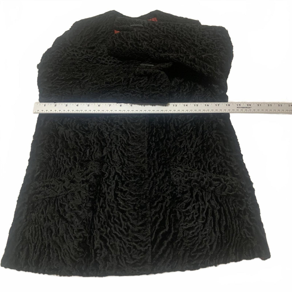 VTG Persian Lamb Mink Fur Coat Henri's Fur Salon NJ