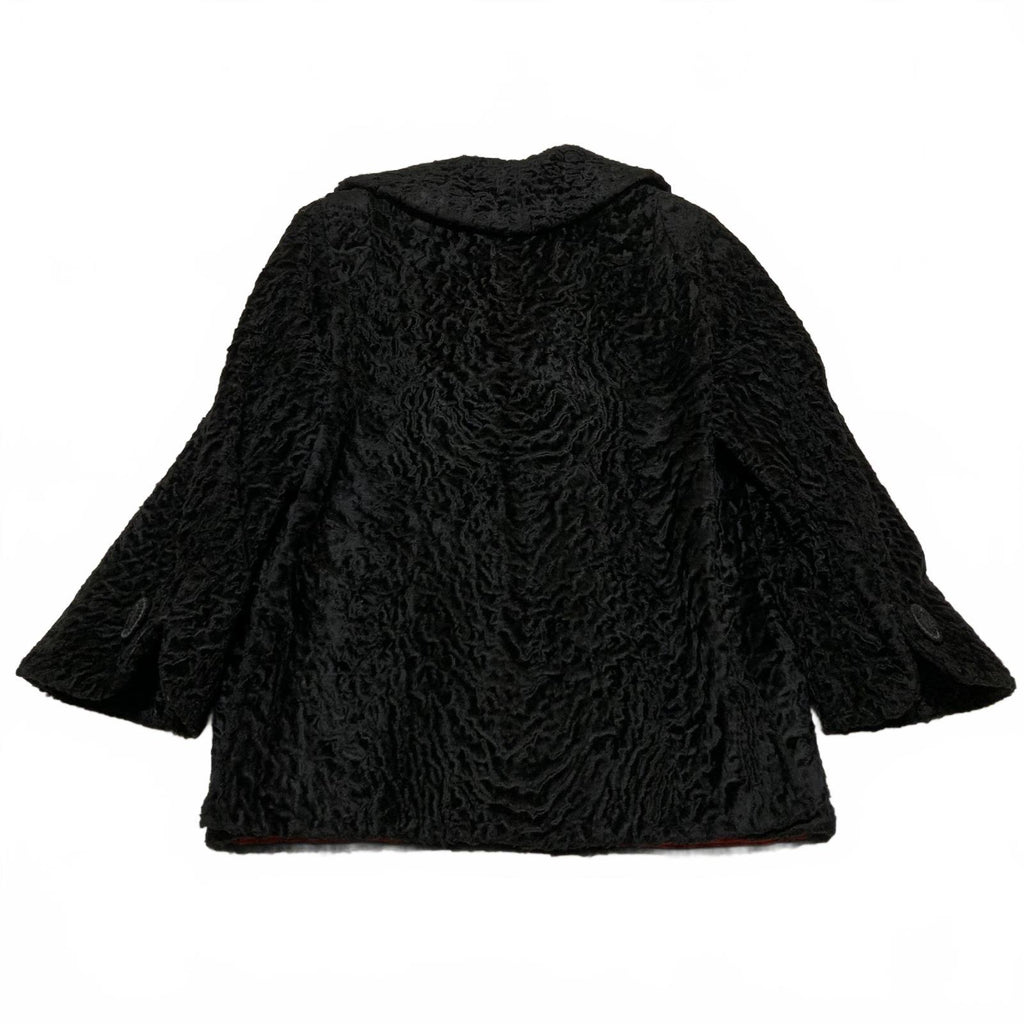 VTG Persian Lamb Mink Fur Coat Henri's Fur Salon NJ
