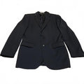 VTG Joseph Abboud 40L Black Wool Blazer Made in USA