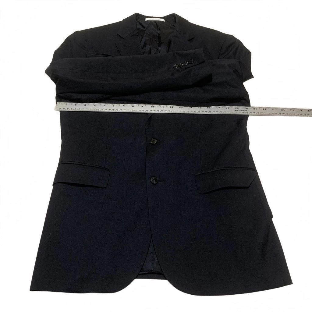 VTG Joseph Abboud 40L Black Wool Blazer Made in USA