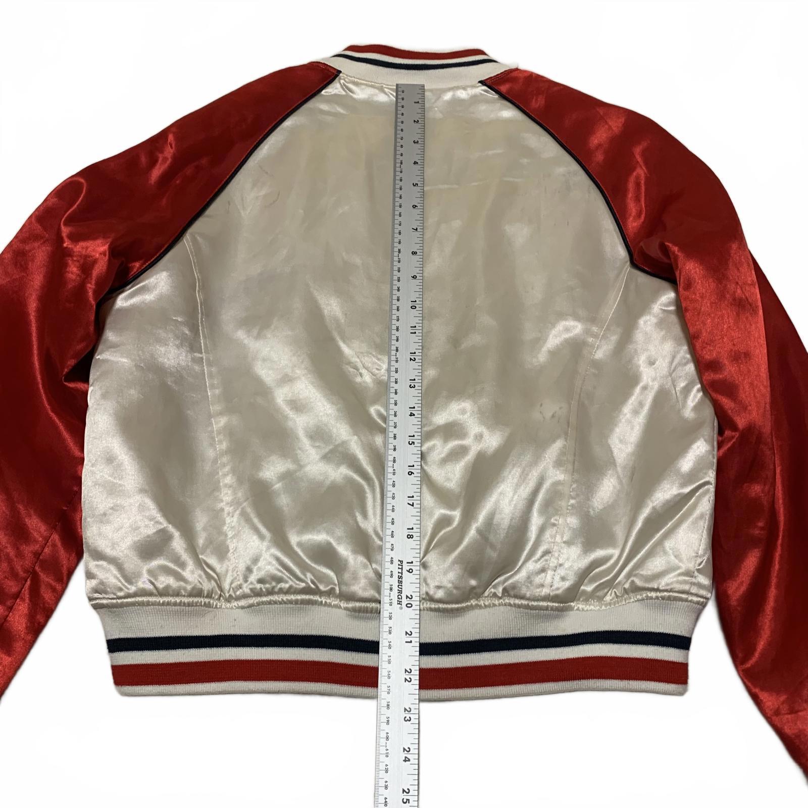 VTG Lot29 Tweety Paris Bomber Women's L Y2K Satin