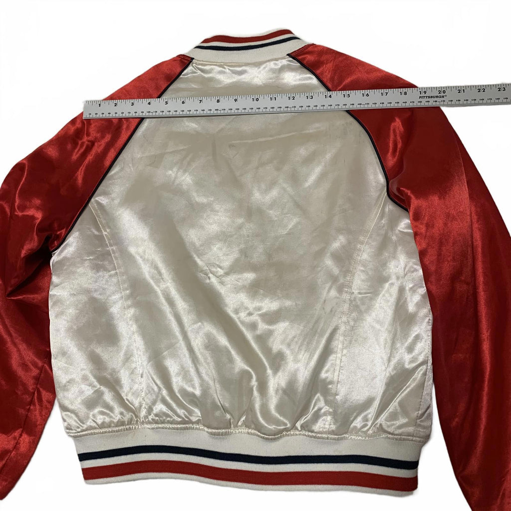 VTG Lot29 Tweety Paris Bomber Women's L Y2K Satin