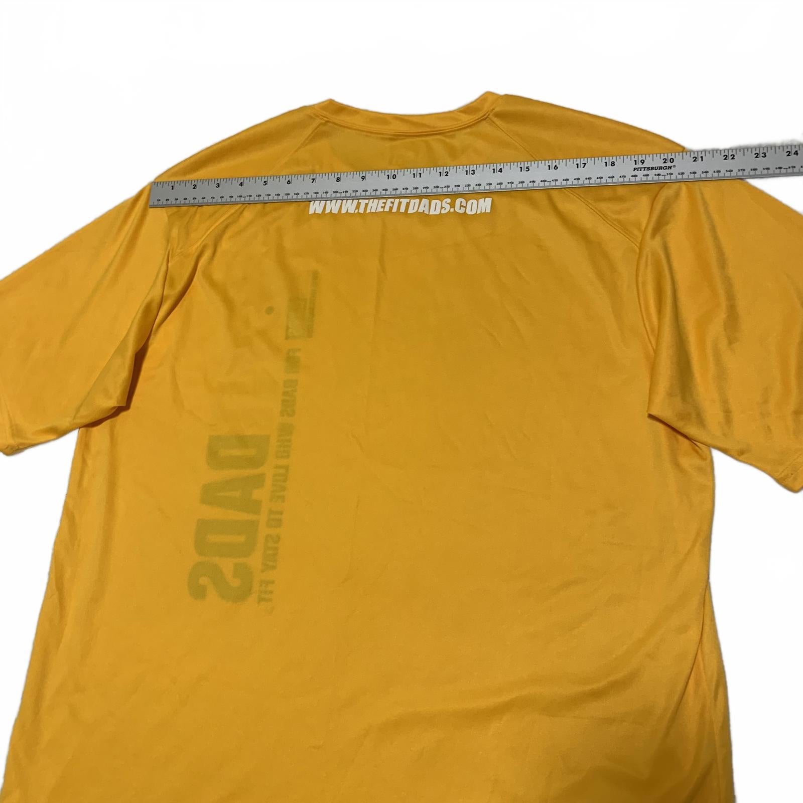 Badger Sport Mens XL Yellow FitDads Athletic Tee