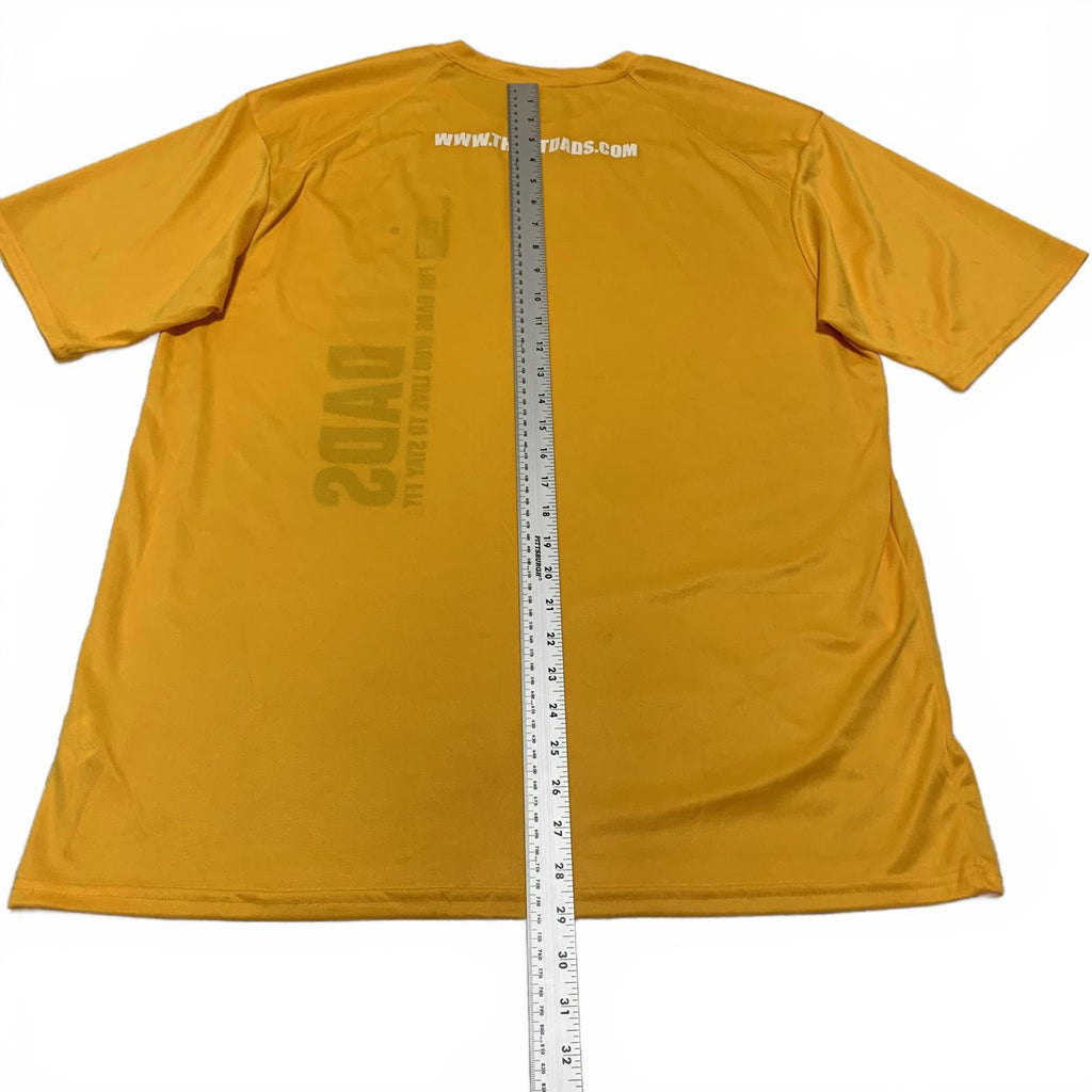 Badger Sport Mens XL Yellow FitDads Athletic Tee