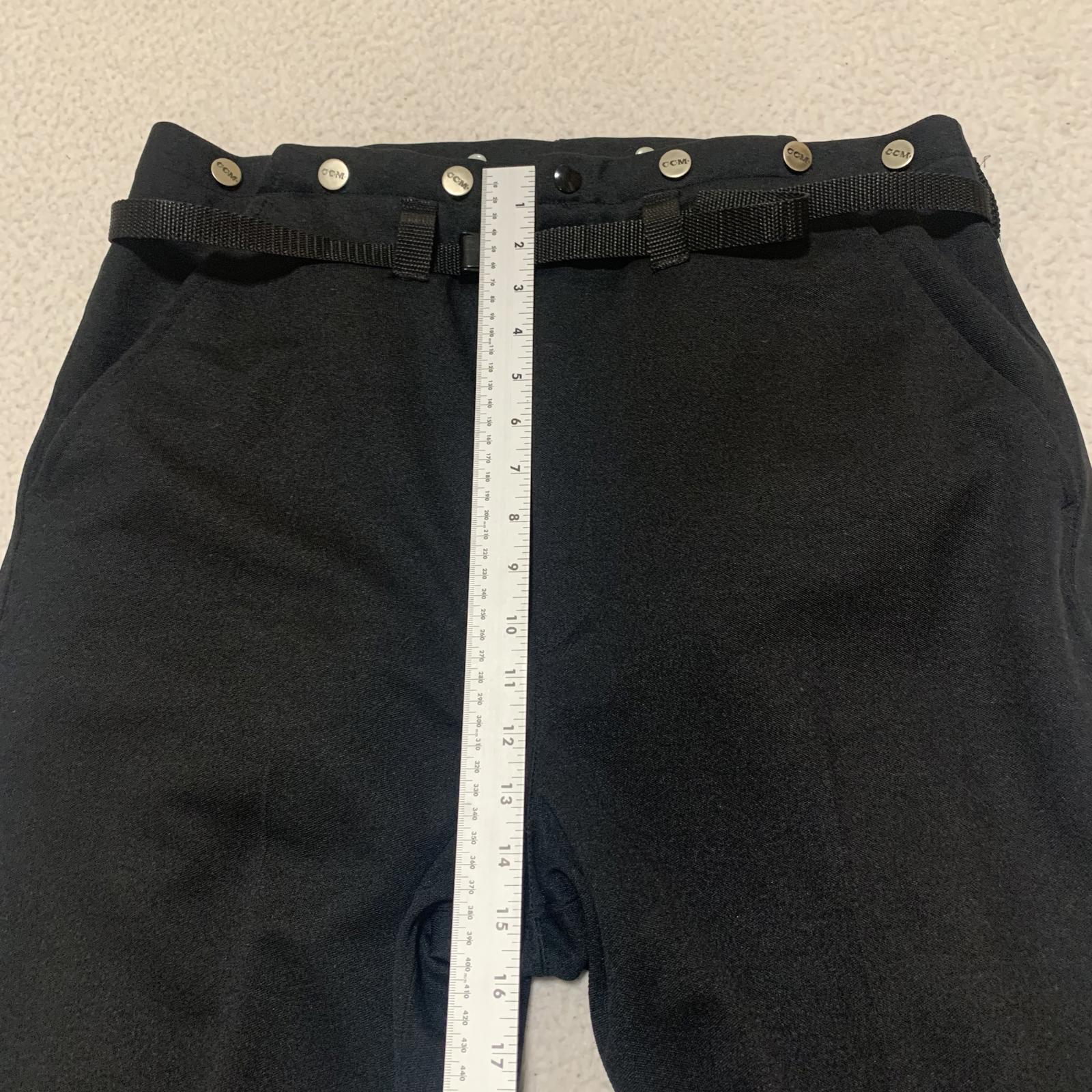 Vintage CCM Hockey Referee Pants Size M Black Canada