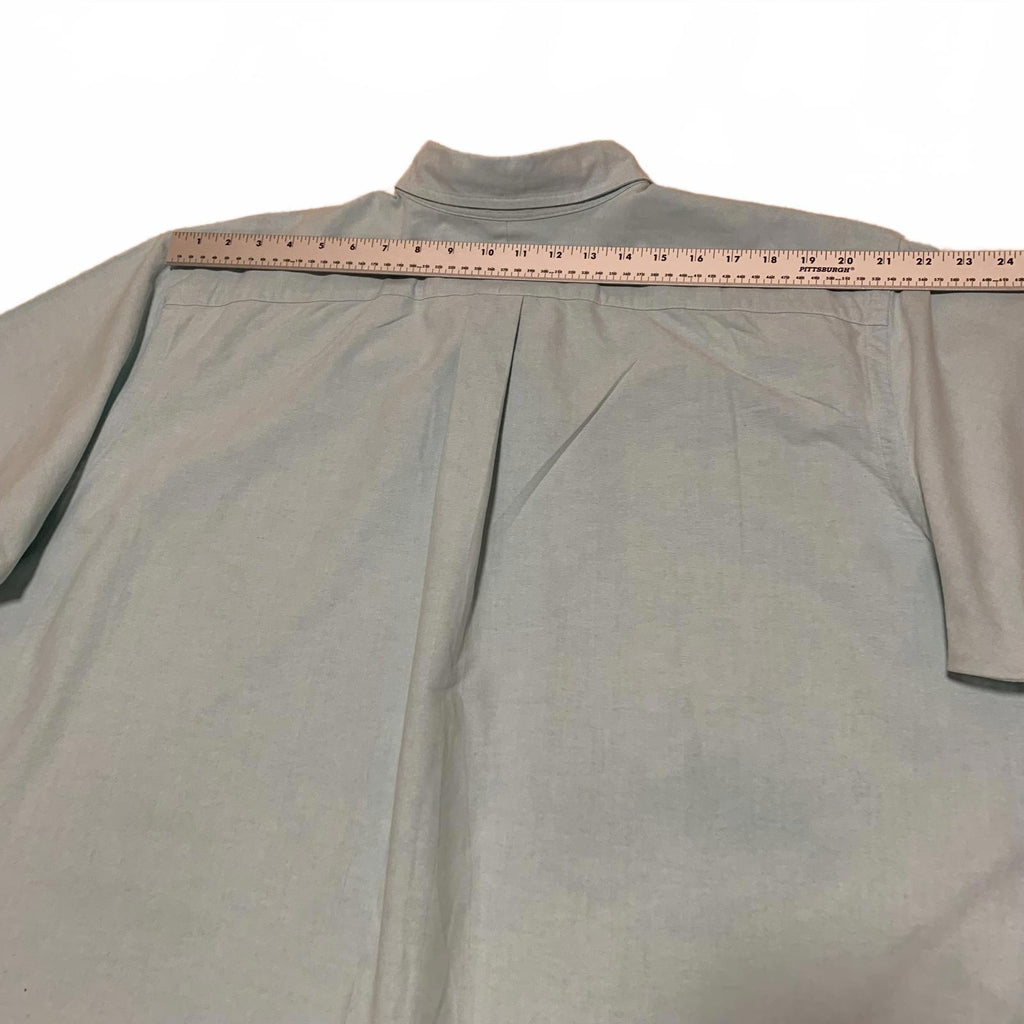Ralph Lauren Men's 2XB Light Teal Short Sleeve Button Shirt