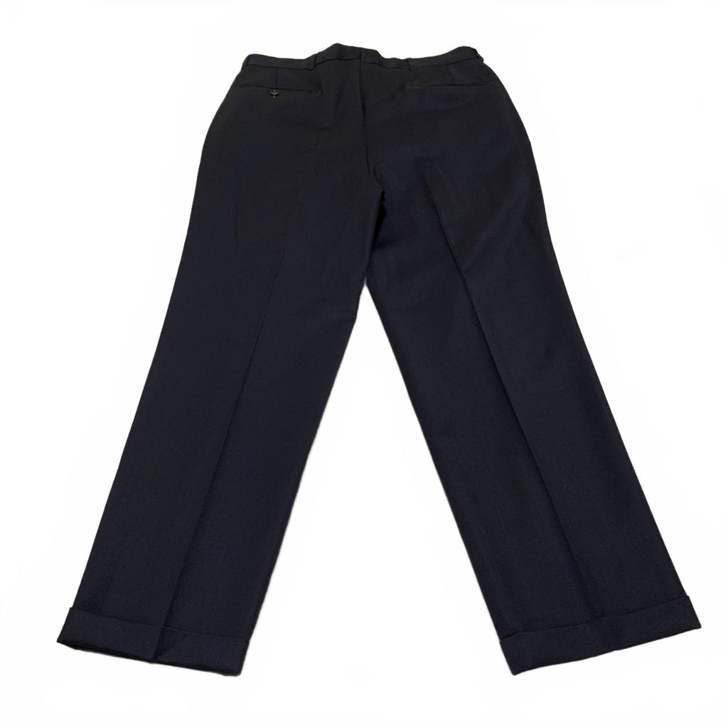 Golden Fil Men's Navy Blue Two-Piece Suit Blazer