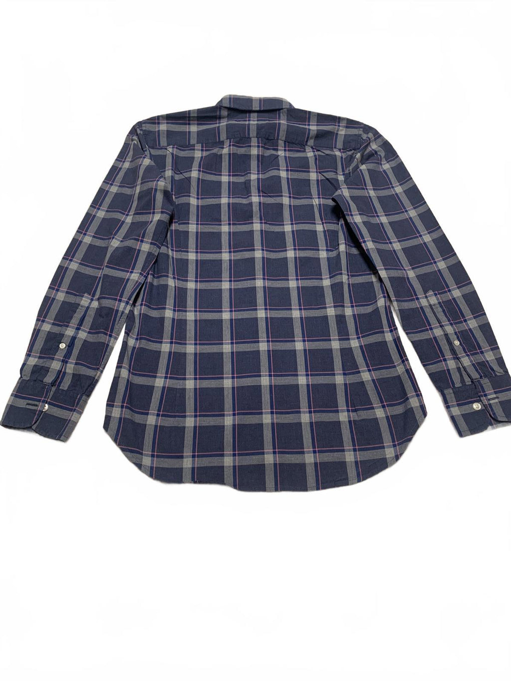 Bonobos Men's Size Small Blue Tailored Fit Plaid Shirt