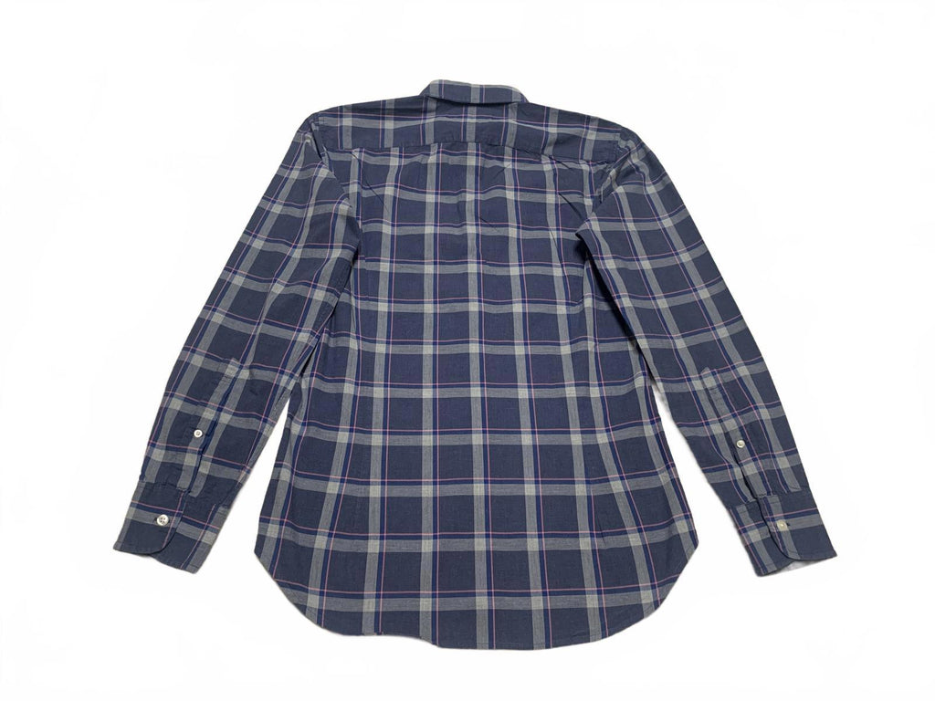 Bonobos Men's Size Small Blue Tailored Fit Plaid Shirt