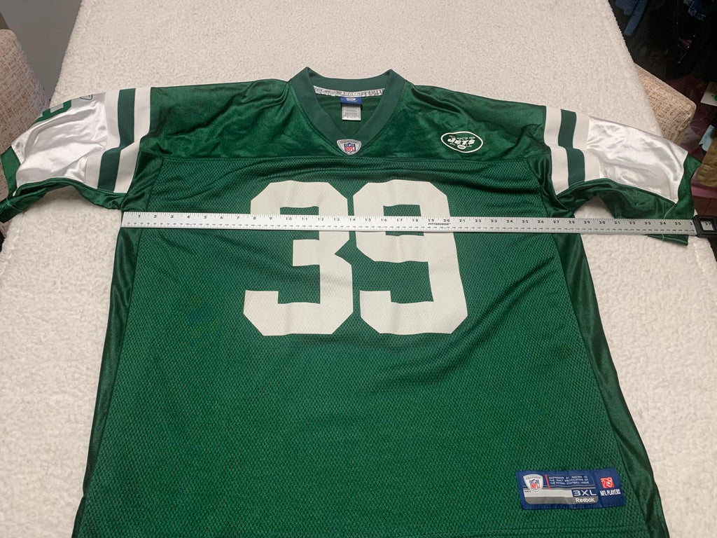 VTG Reebok NY Jets Esposito Jersey #39 3XL Green