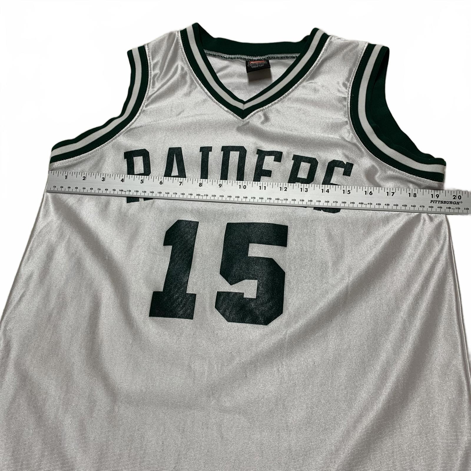 VTG Nike Raiders Basketball Jersey #15 Sz M White