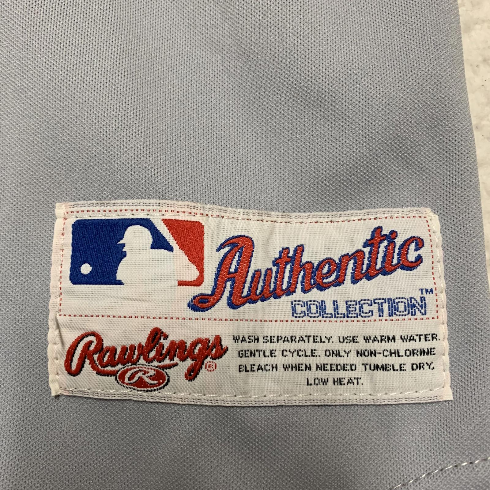 VTG Rawlings Midville #22 Dodgers Jersey Sz 44 Gray