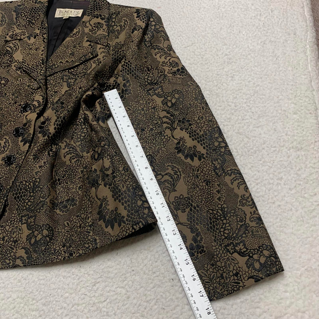 VTG Oleg Cassini BlackTie Women's 18 Evening Blazer