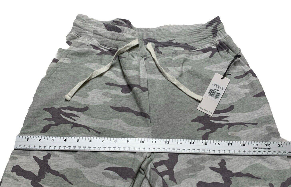 Dex Clothing Women Medium Light Gray Jogger Legging Pants Camouflage Print