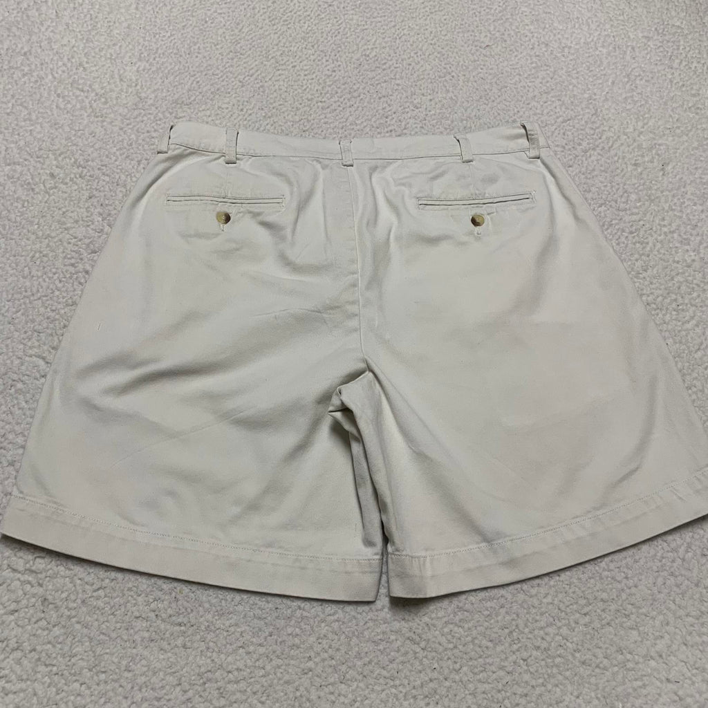 Classic Chinos Men's Beige Sz 38 Shorts Flat Front Casual 100% Cotton W37 India