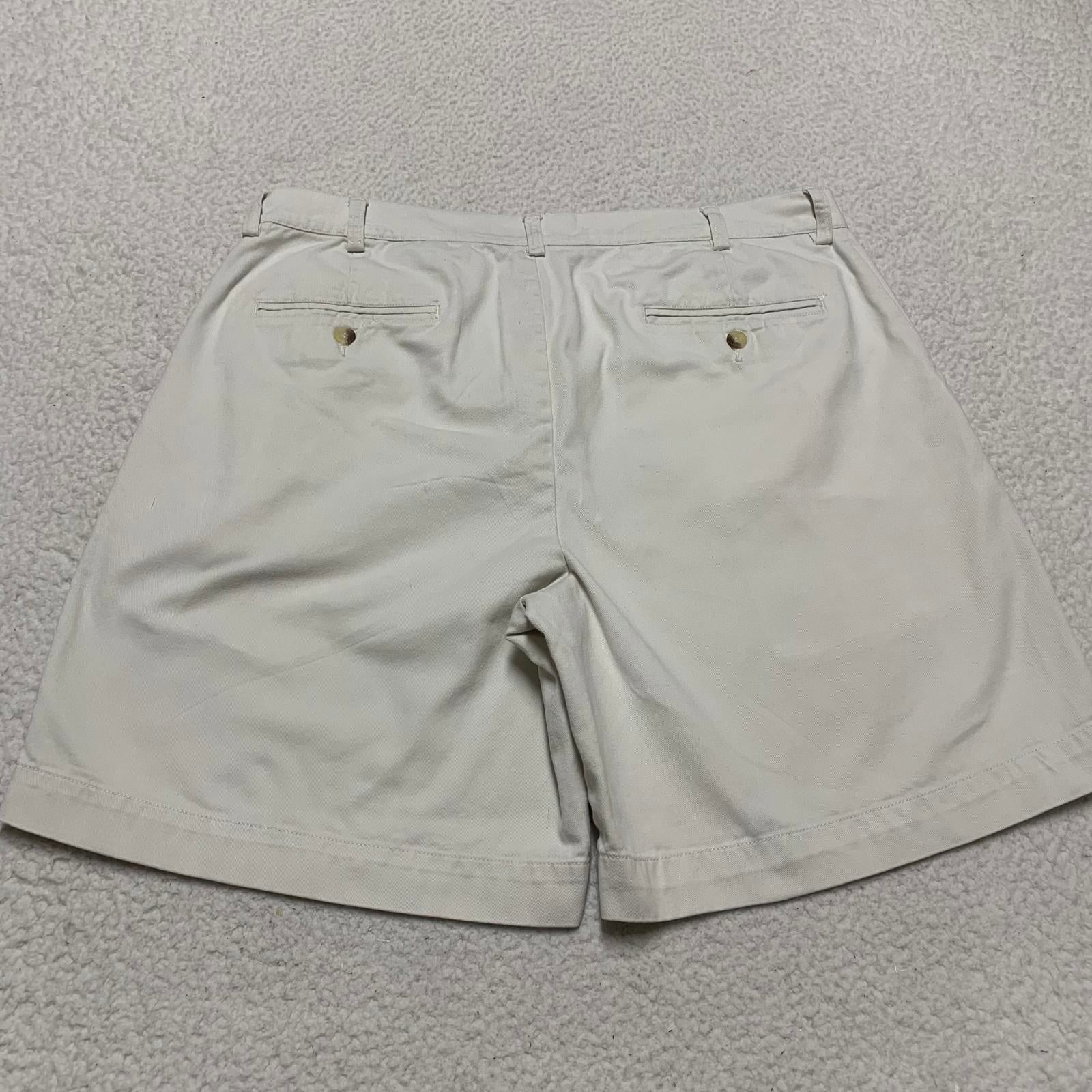 Classic Chinos Men's Beige Sz 38 Shorts Flat Front Casual 100% Cotton W37 India