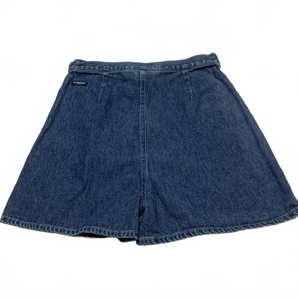 VTG OshKosh Genuine Girl Sz 14 Denim Blue  Skort Skirt Sz 14  W23.5 Cotton