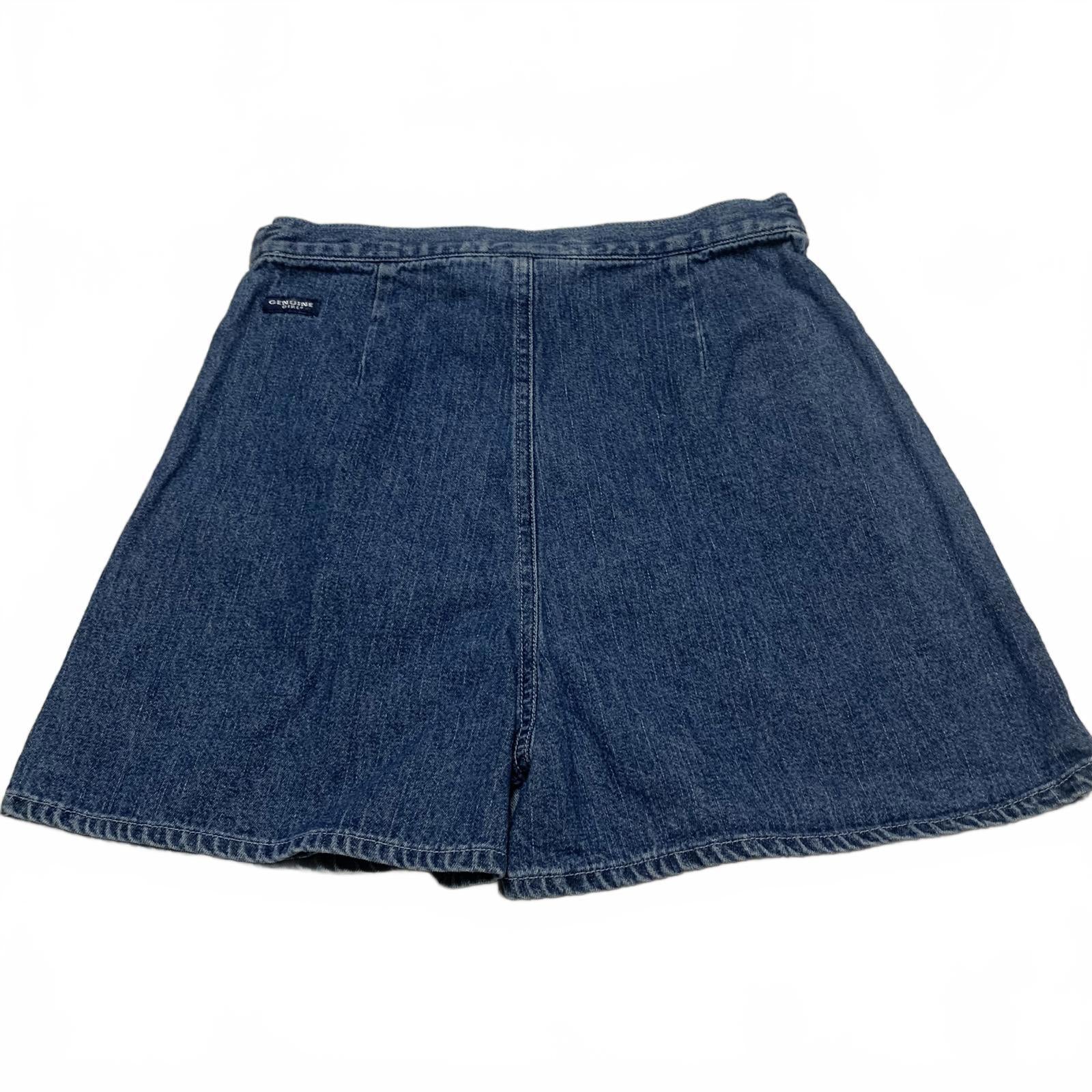 VTG OshKosh Genuine Girl Sz 14 Denim Blue  Skort Skirt Sz 14  W23.5 Cotton