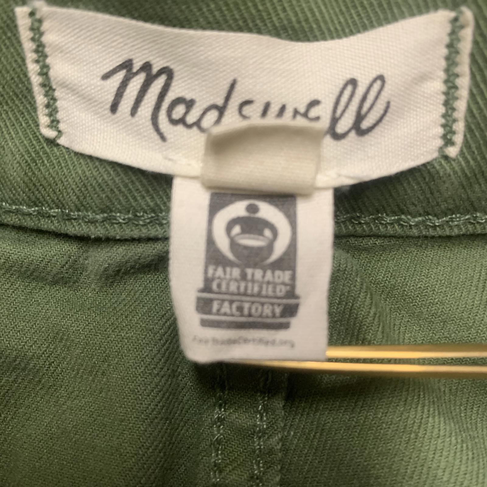 Madewell Women's Sz 29 Olive Green Shorts W30