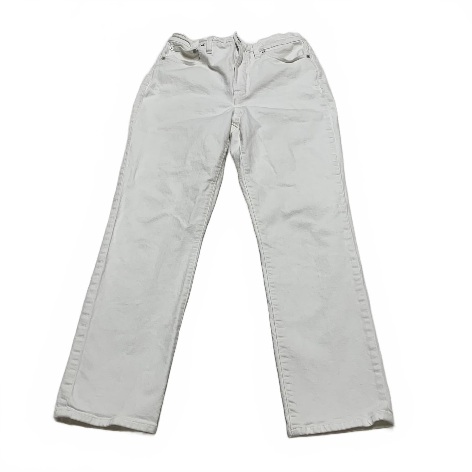 Madewell Womens Size 28 White Denim Pants