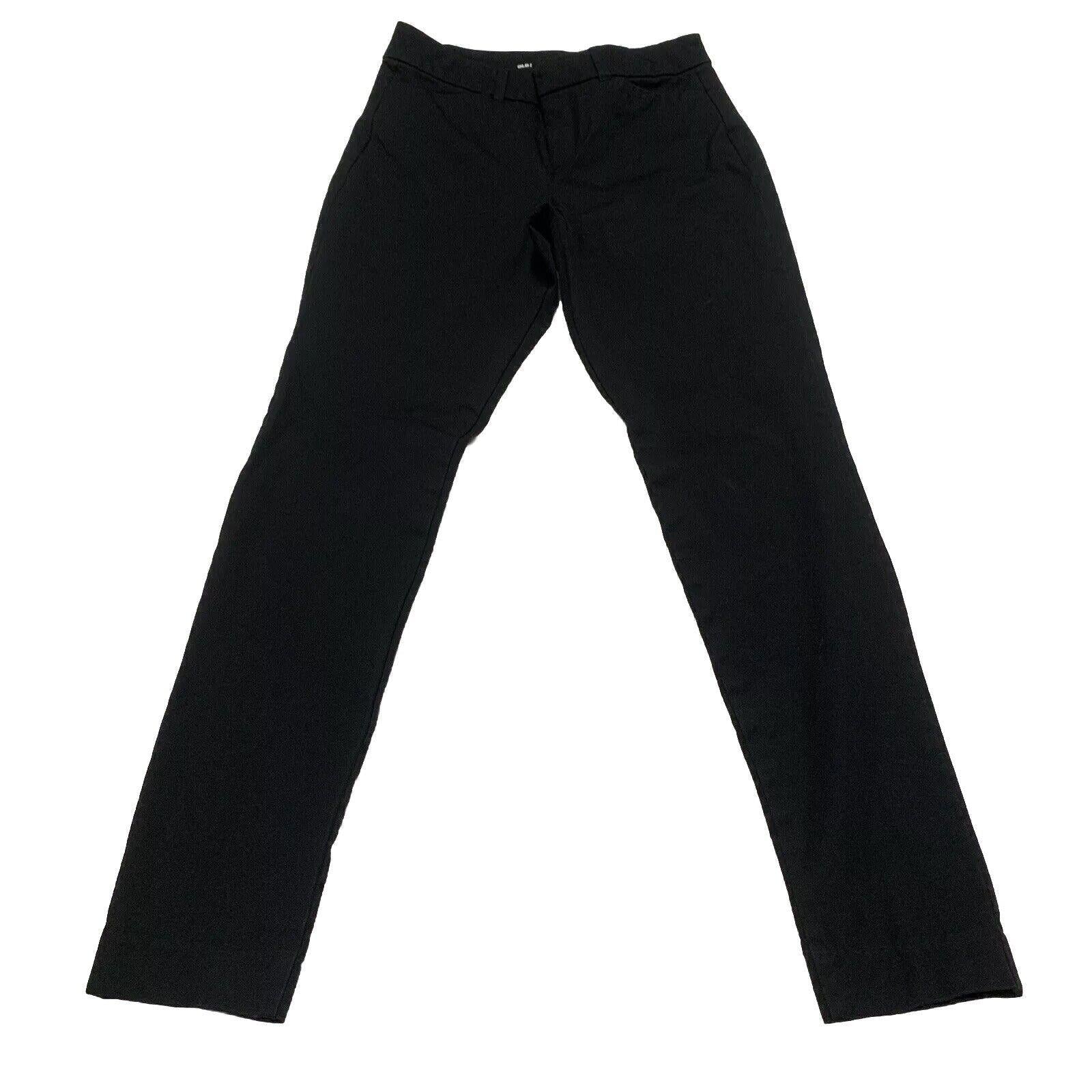 Old Navy Women’s Size 4 Black High Rise Pixie Skinny Trouser Pants Pocket Slacks