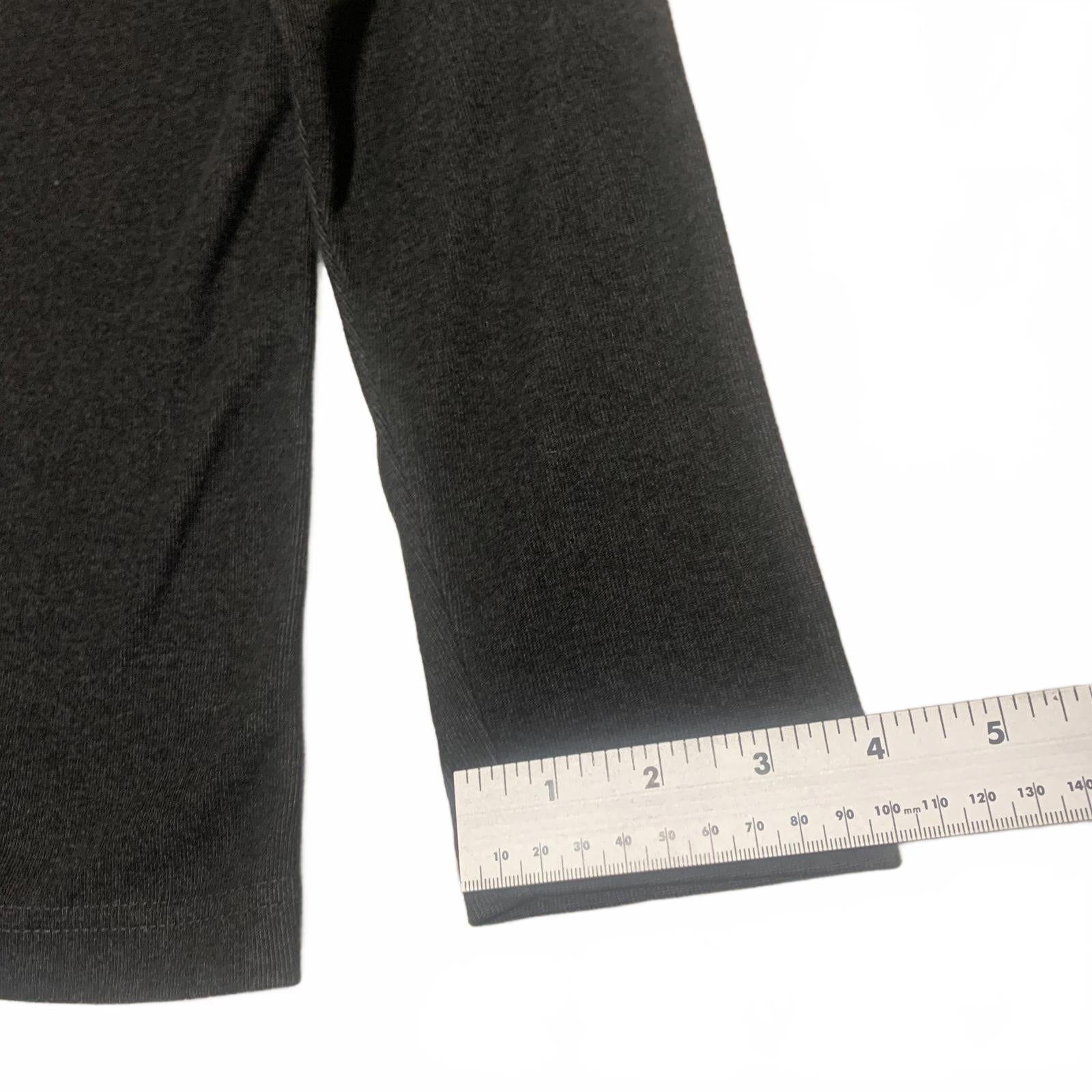 Flatseven Women's Size M Charcoal Gray Button Up Cardigan Sweater Minimalist
