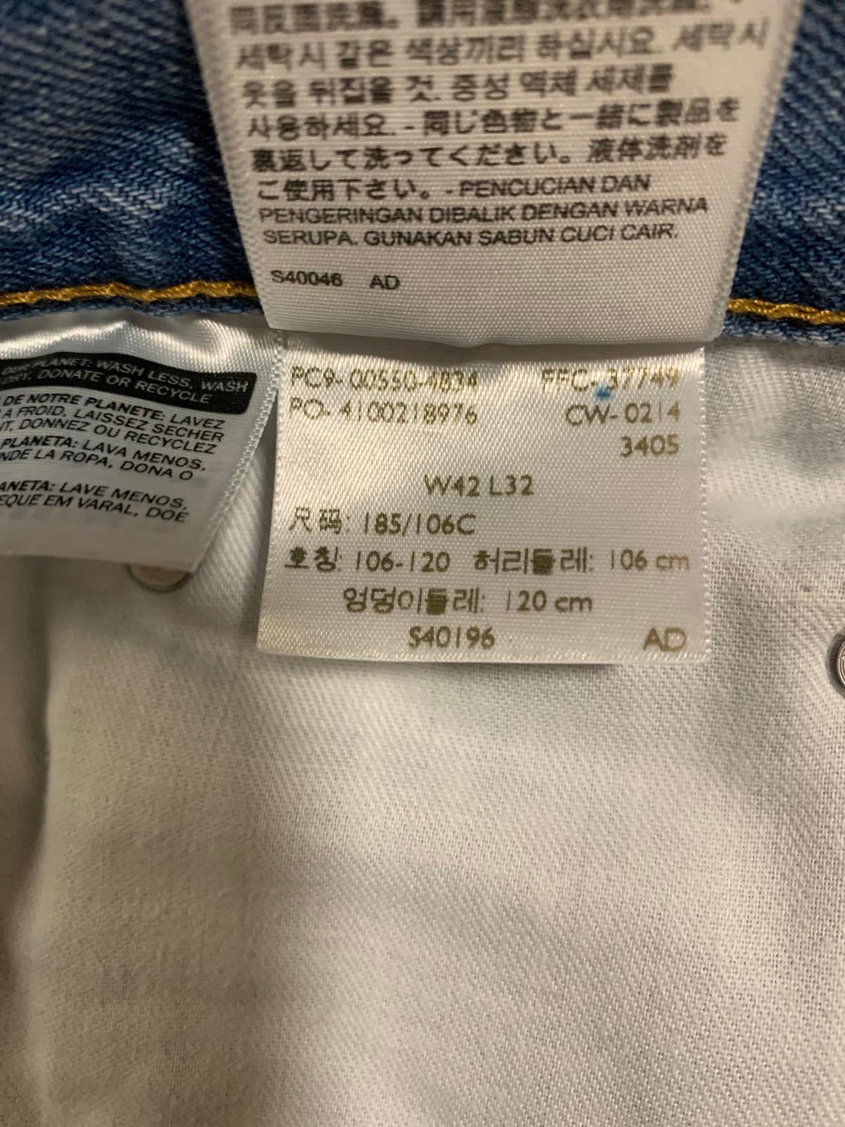 Levi’s 550 Men's Altered Blue Sz 42 Denim Shorts W41.5  Actual