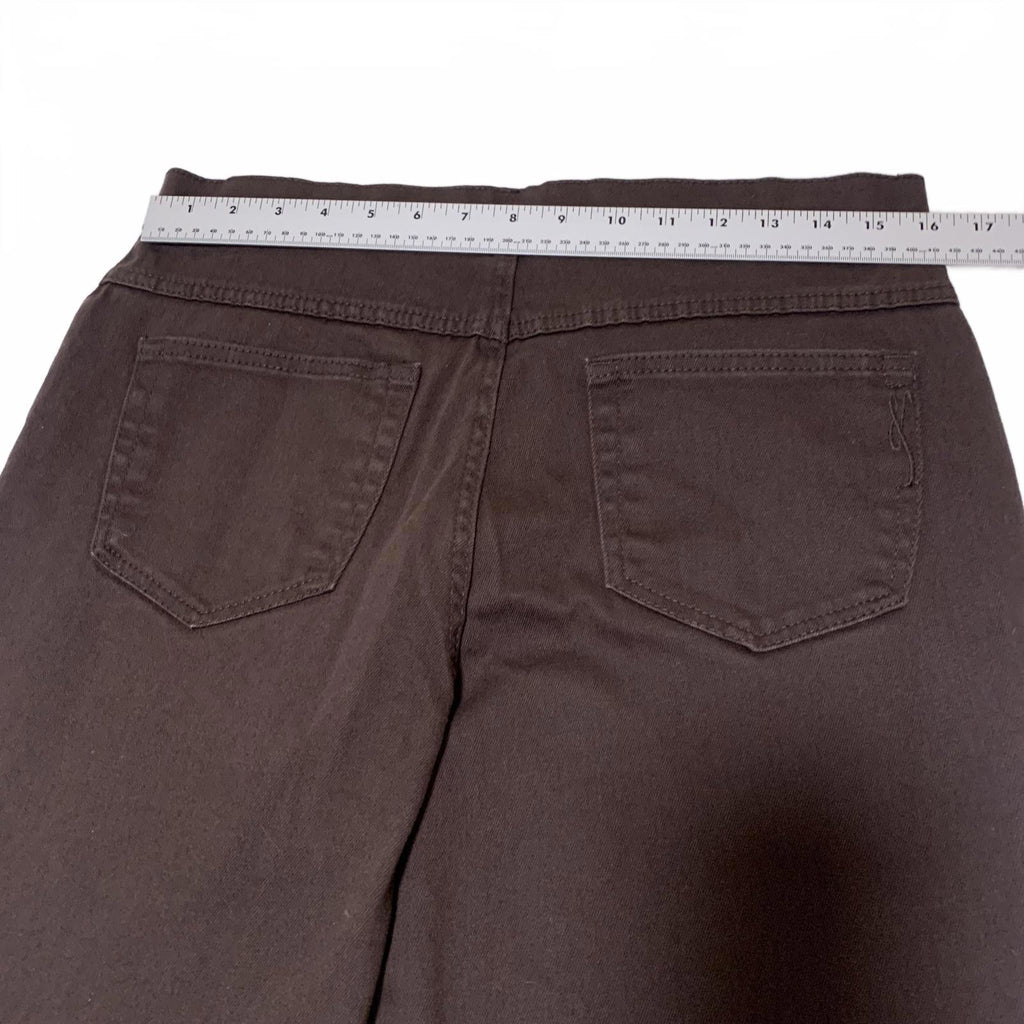 Style & Co. Women's No Size Label Easy Fit Brown Casual Pants