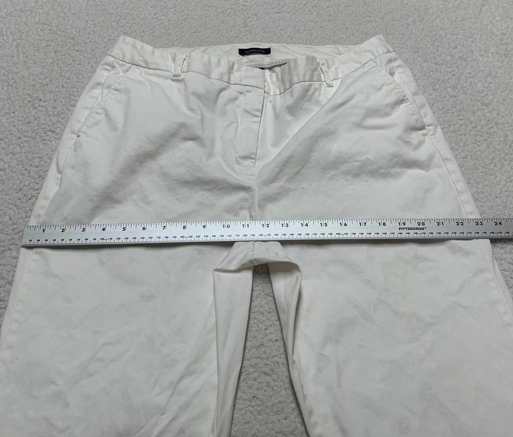 Lands' End Women's Size 16T White Wide Leg Pants