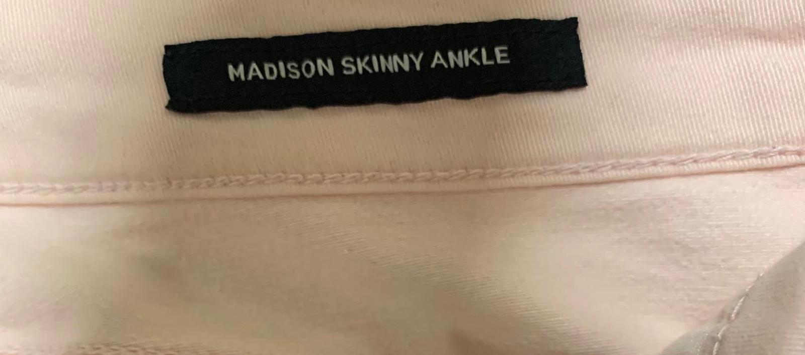 Jones New York Women's Size 10 Light Pink Madison Skinny Stretch Jeans W30.5x27L