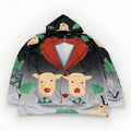 John Hancock Men’s XLarge Tuxedo Ugly Sweater Christmas Pullover Hoodie