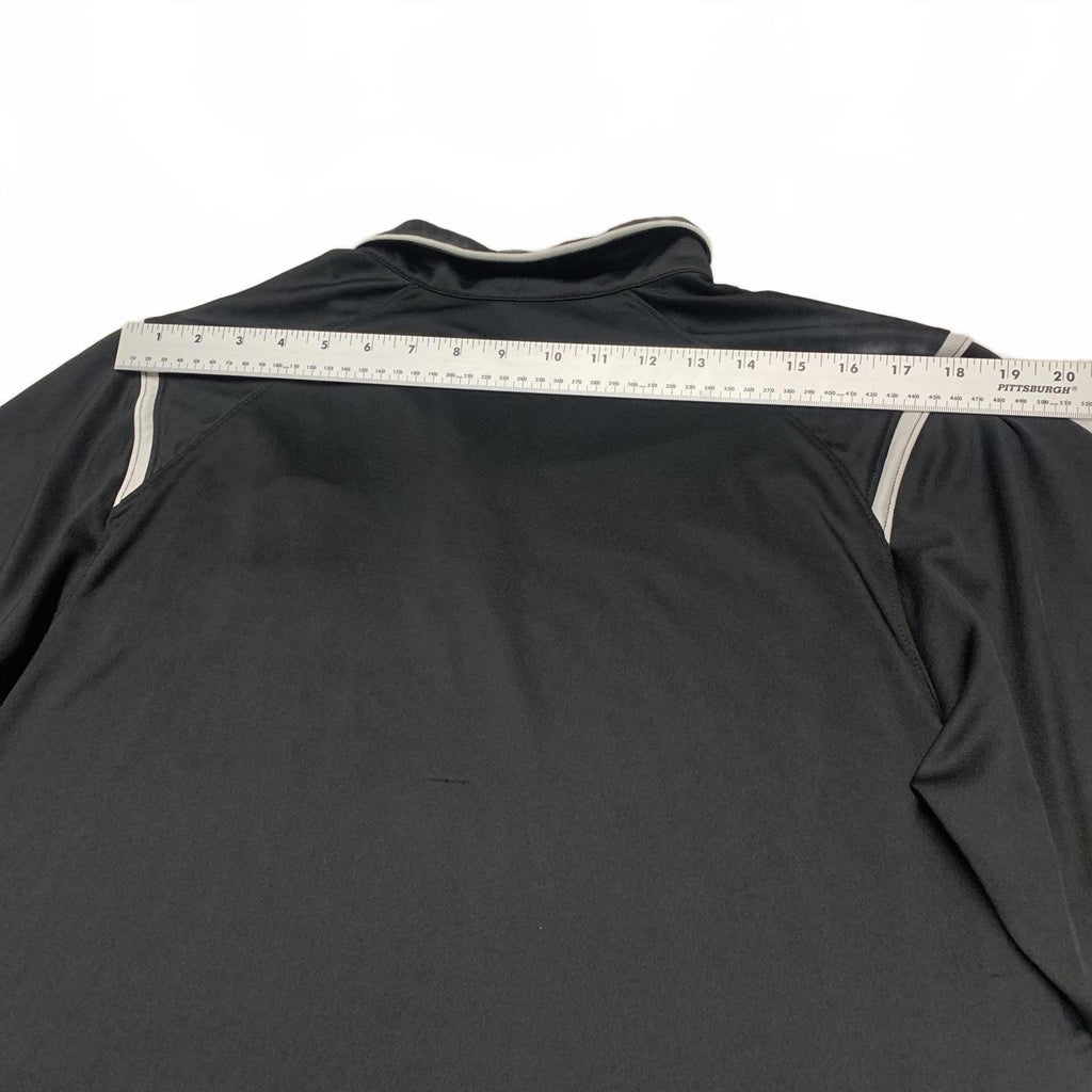 Nike DRI-FIT Mens Sz Large Black Lacrosse Polo Black