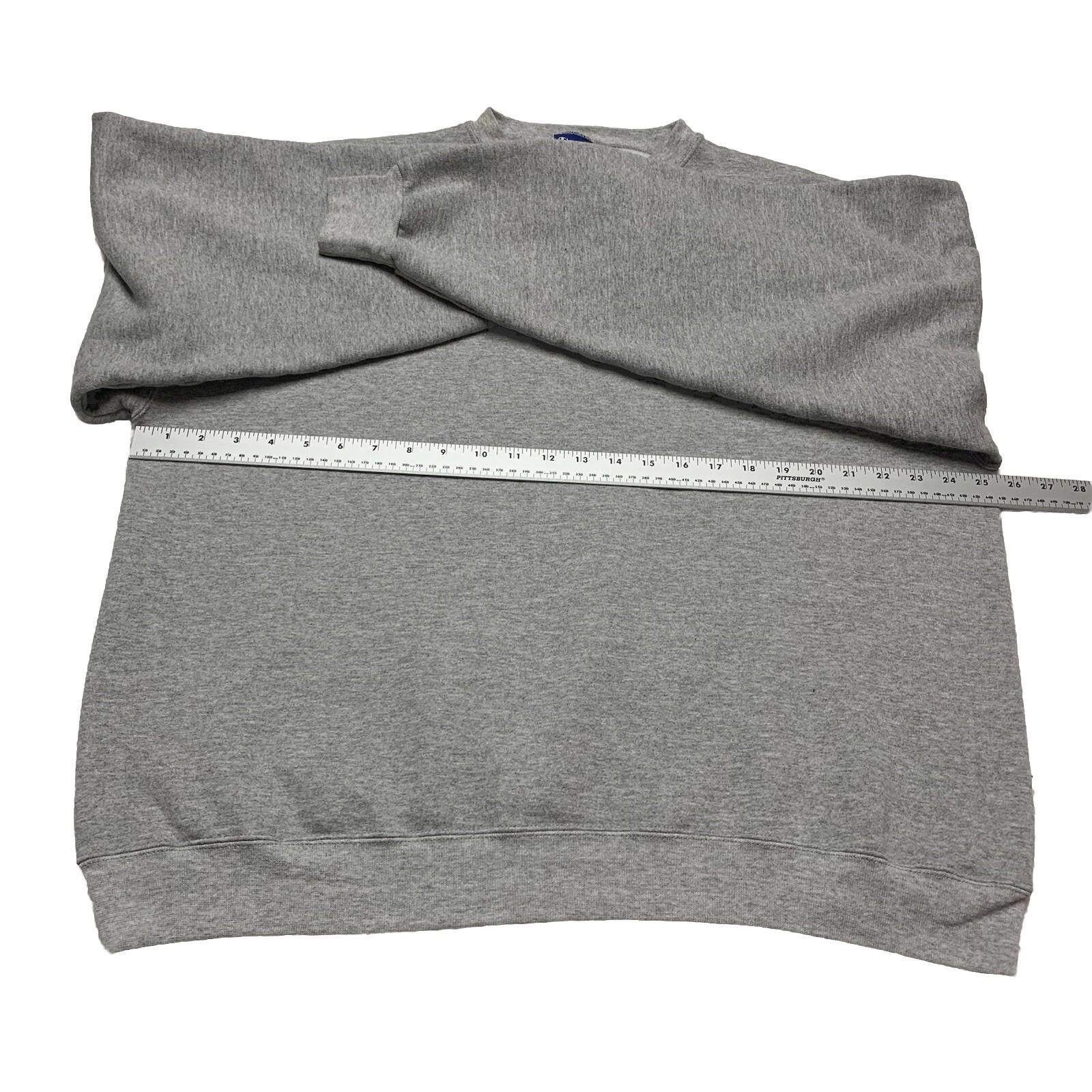 Champion Authentic Unisex Sweatshirt XL Gray Seton Hall University Crewneck