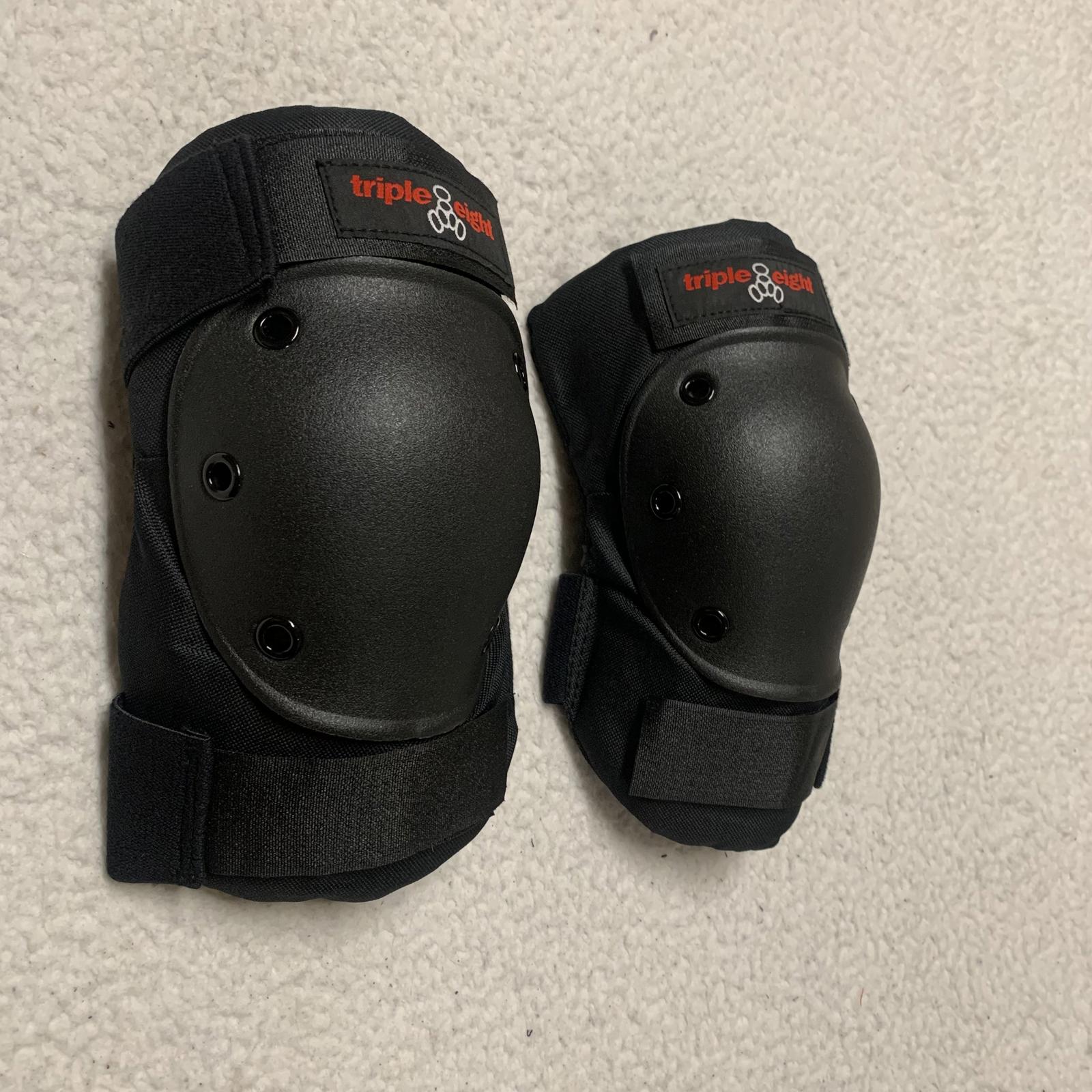 Triple Eight Protective Knee Pads OSFA Black