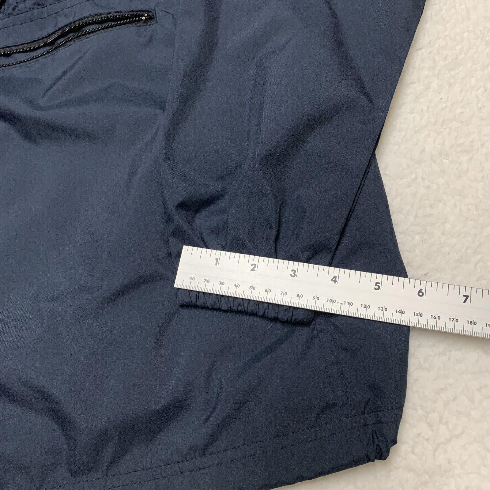 Charles River Pack-N-Go Pullon Rain Jacket Windbreaker Youth L 14-16 Navy