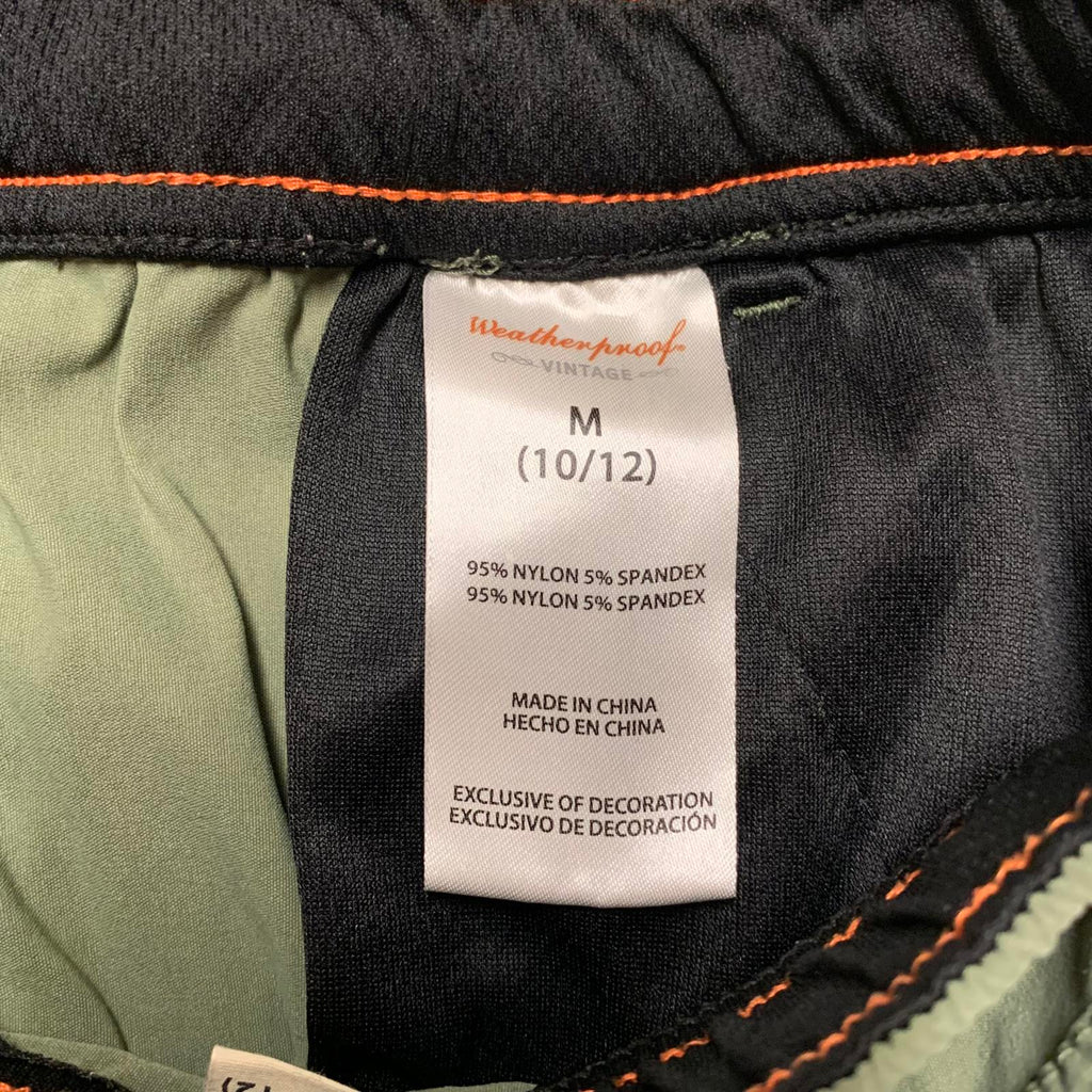 Weatherproof Vintage Cargo Shorts Kids Sz M (10/12) Olive Green W24