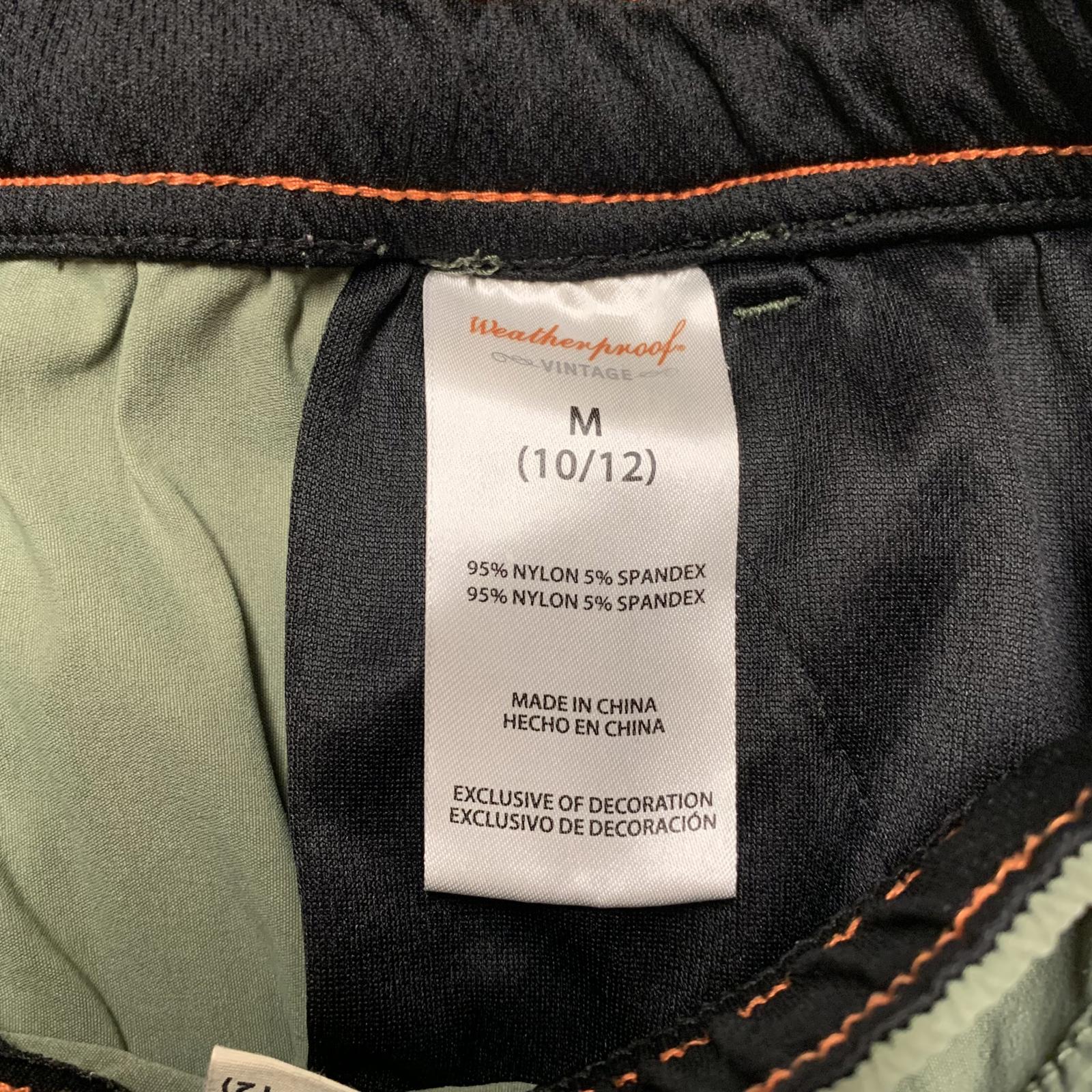 Weatherproof Vintage Cargo Shorts Kids Sz M (10/12) Olive Green W24