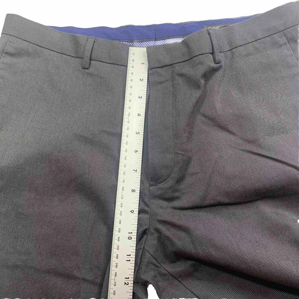 Banana Republic Pant Cotton Gray Charcoal Sz 34/30 Non-Iron