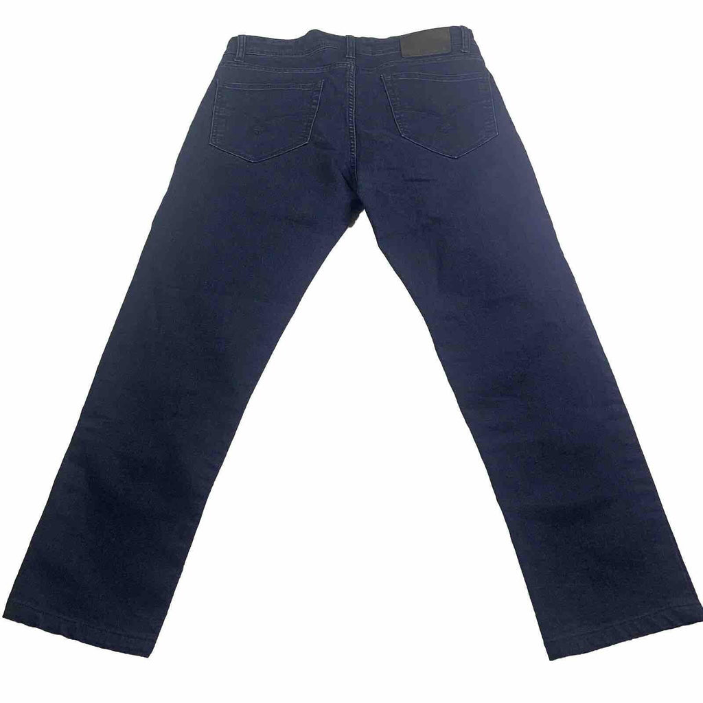 Jack of Spades Men's Jeans 33 x 26.5 Altered Dark Blue  Straight Leg Classic Fit