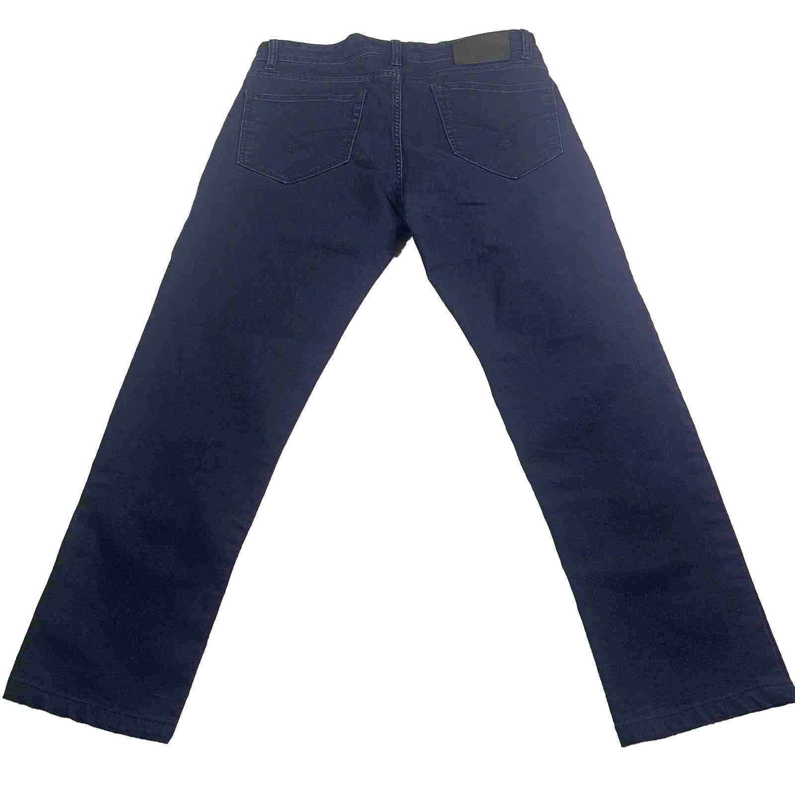 Jack of Spades Men's Jeans 33 x 26.5 Altered Dark Blue  Straight Leg Classic Fit