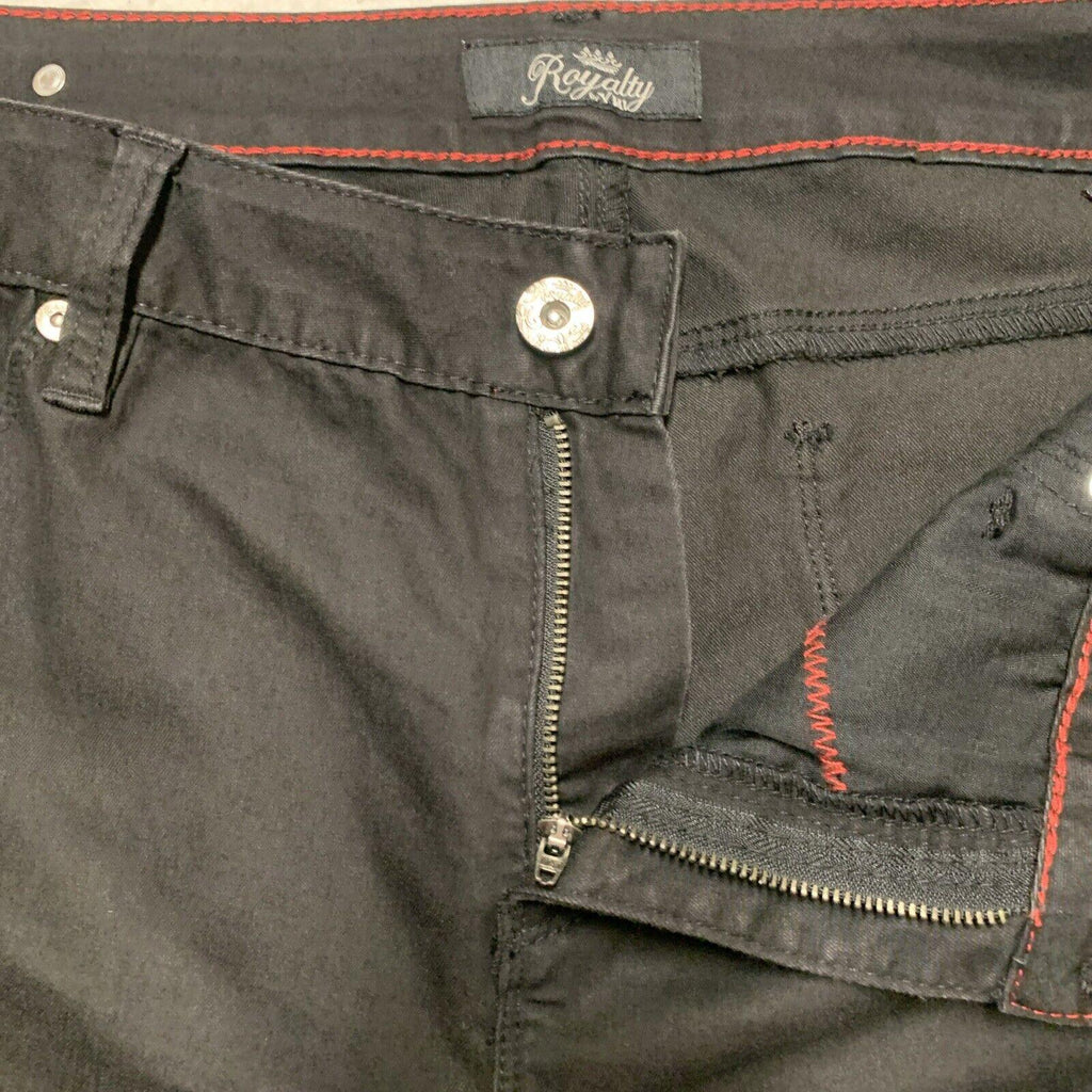 Royalty By YMI Woman Size 16 Cropped Black Jeans Stretch Denim