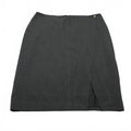 Vintage Marc New York Marc Andrew Womens Sz 12 Gray Pinstriped Skirt Side Slit