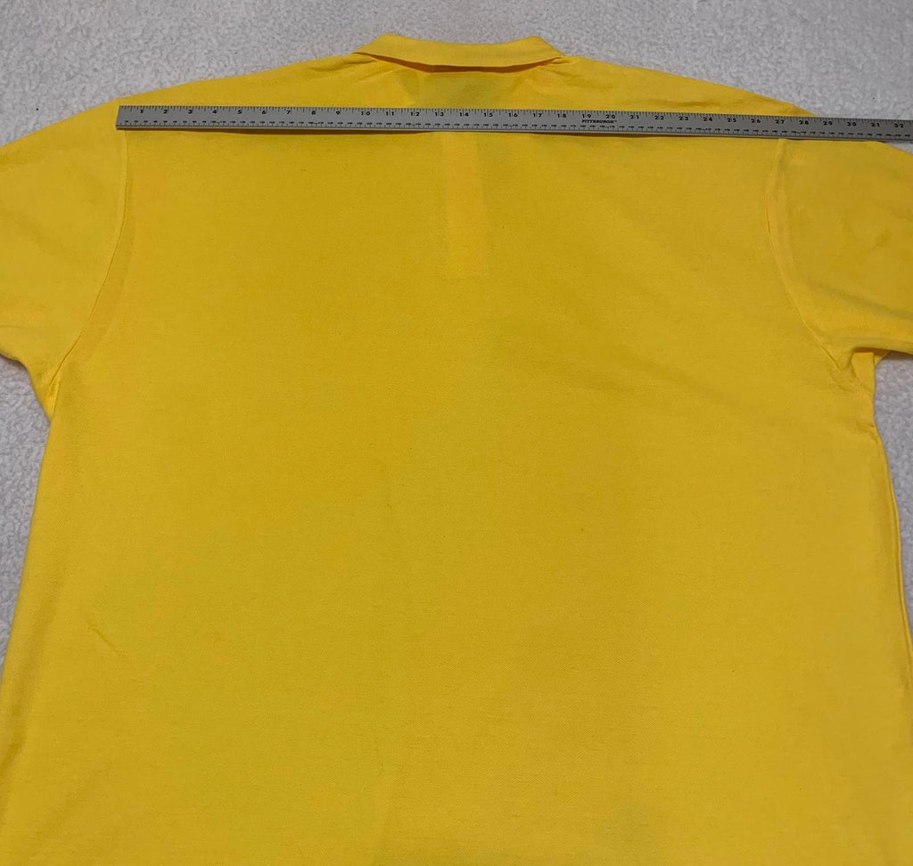 Access Men’s 6XL Yellow Polo Shirt NWT Short Sleeve Big & Tall Casual Uniform